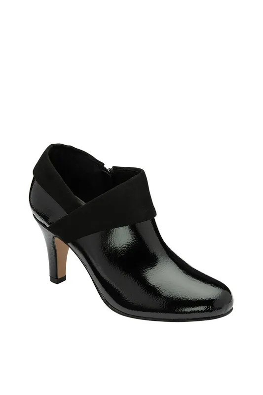 Lotus Women's 'Maya' Stiletto Heel Shoe-Boots in Black Size: 7 Black 7