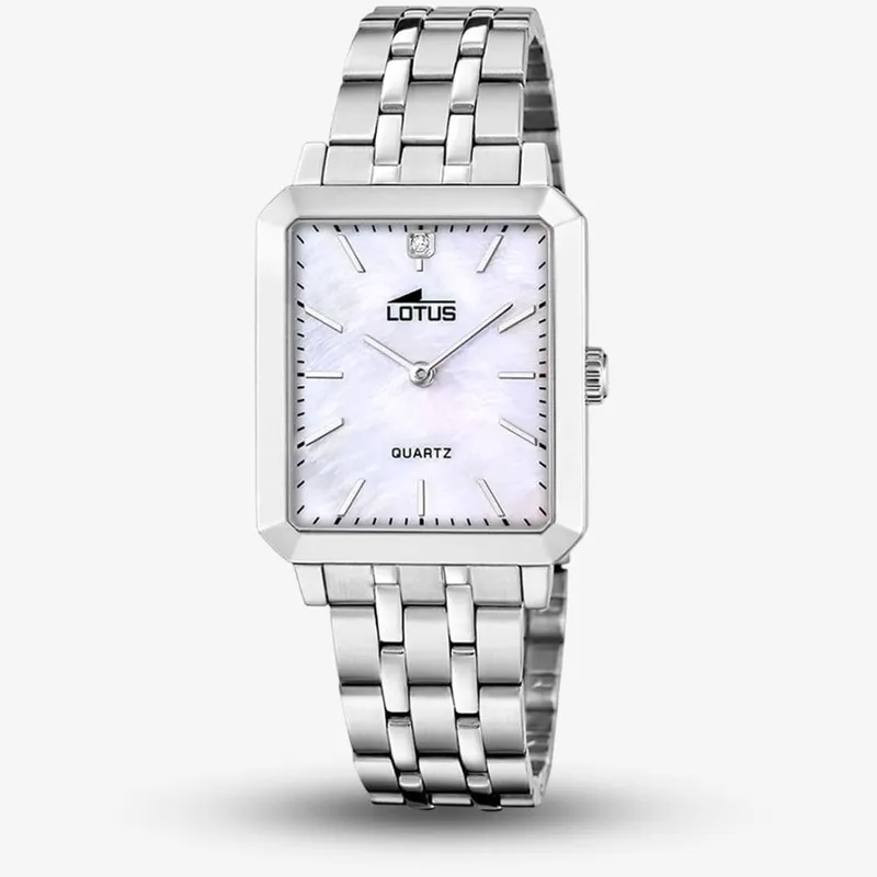 Lotus Women's Square Watch L18980 in Silver Silver female
