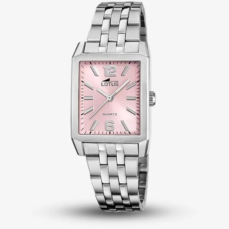 Lotus Women's Square Watch L18985 in Pink Pink female