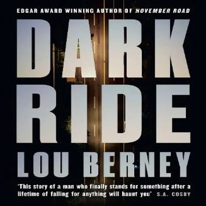 Lou Berney Dark Ride Paperback Book Multicolor