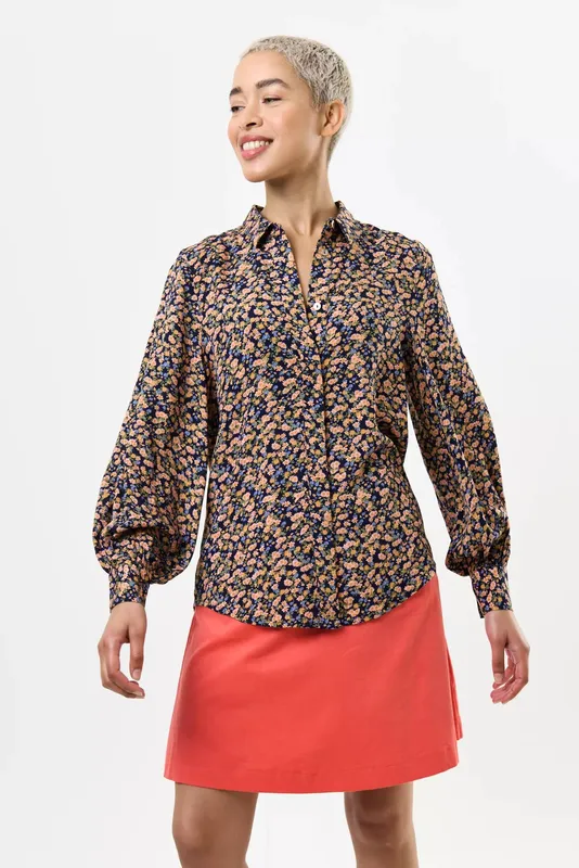 Louche Byron Spring Ditsy Shirt - Peach Peach