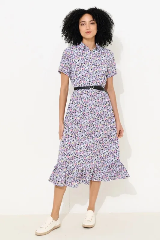 Louche Stanley Multi Pansy Dress Multi 16