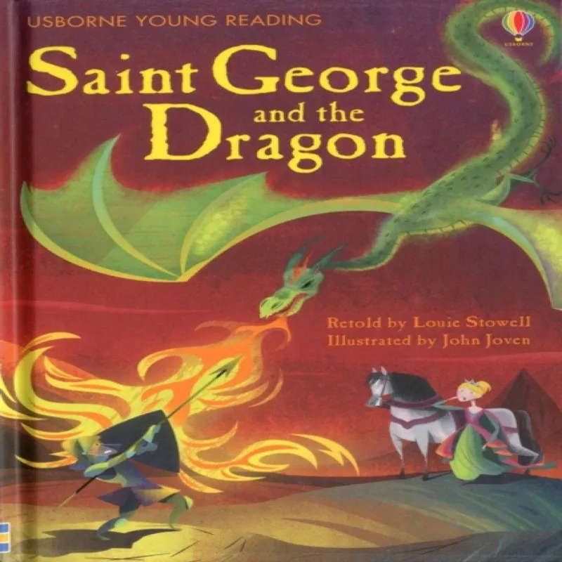 Louie Stowell Saint George & the Dragon Hardback Book Multicolor