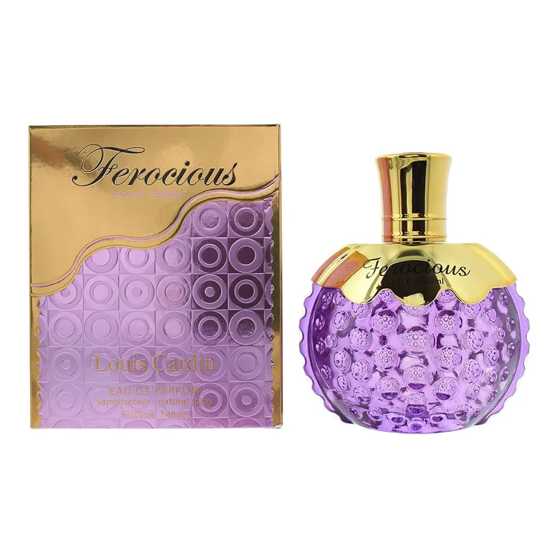 Louis Cardin Women's Ferocious Eau de Parfum 100ml Spray in Purple Purple 100ml