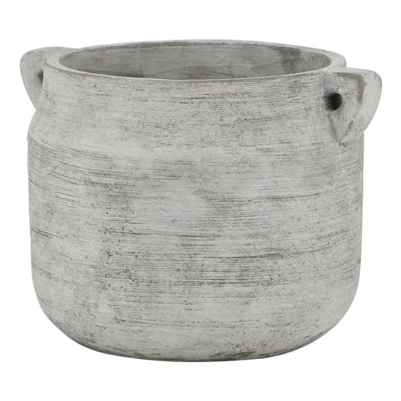 Love Lace Athena Stone Hydria Pot in White White