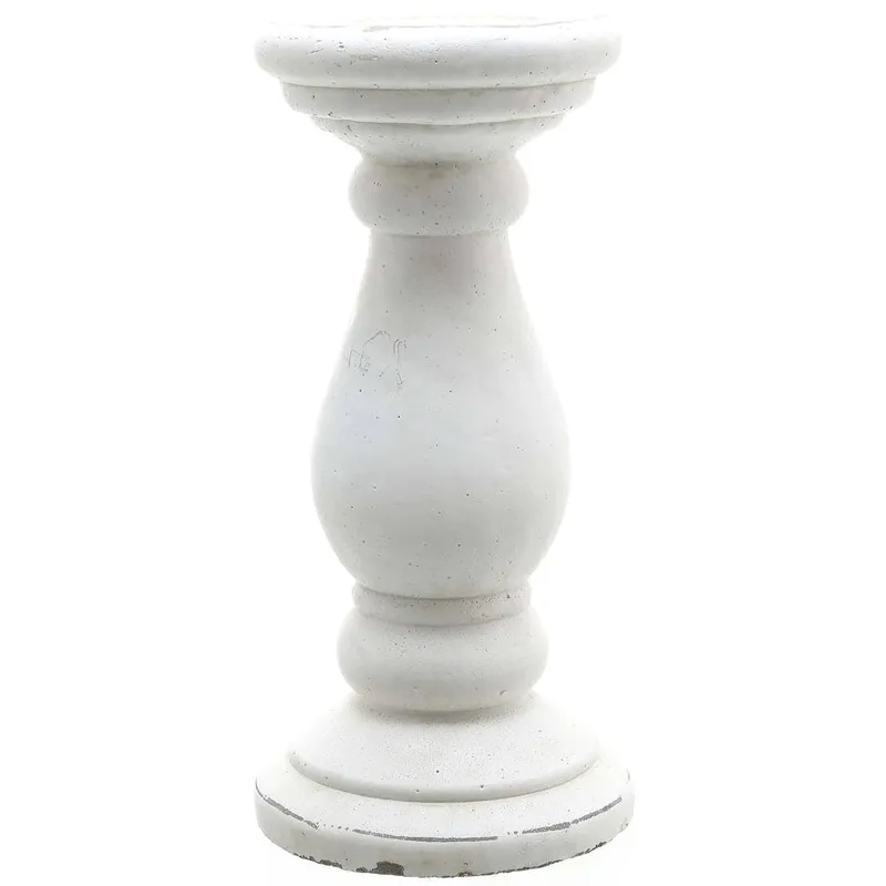 Love Lace Large Matt White Ceramic Candle Holder White