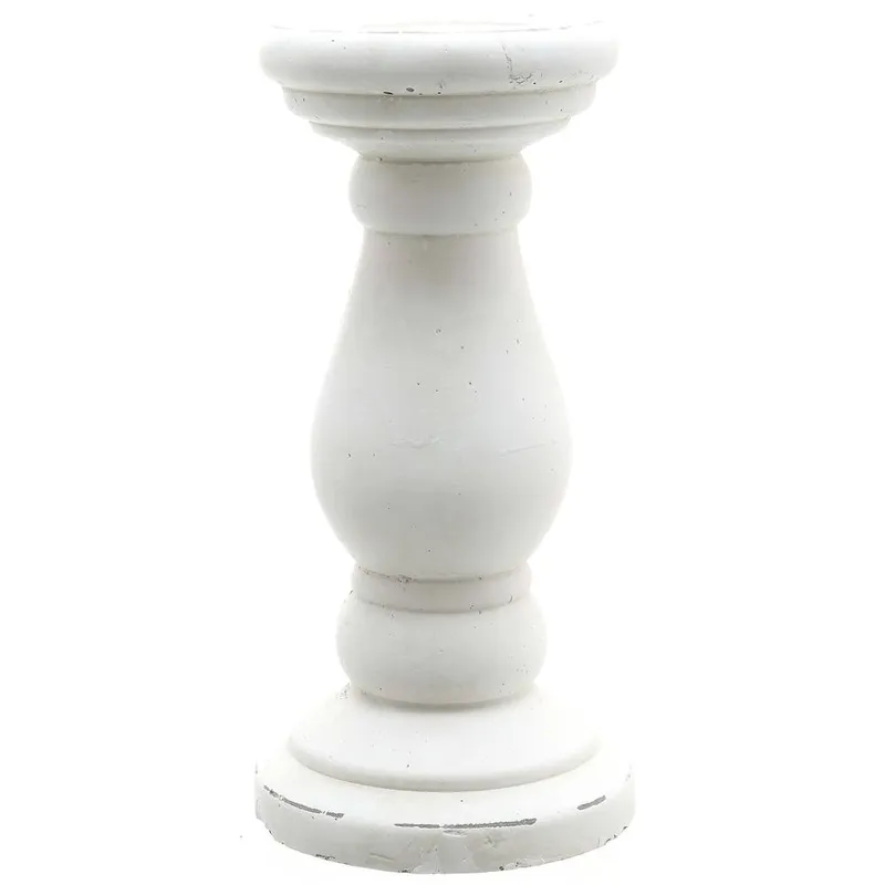 Hill Matt White Ceramic Candle Holder