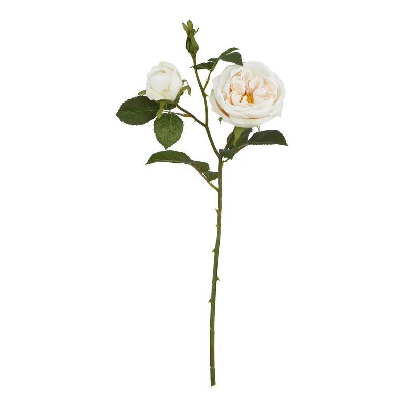 Love Lace Palest Blush Charity Rose Artificial Flower in Pink Pink