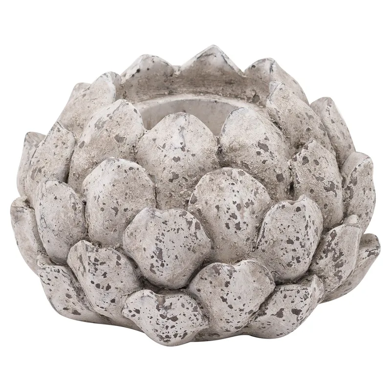 Love Lace Stone Effect Acorn Tea Light Holder Stone