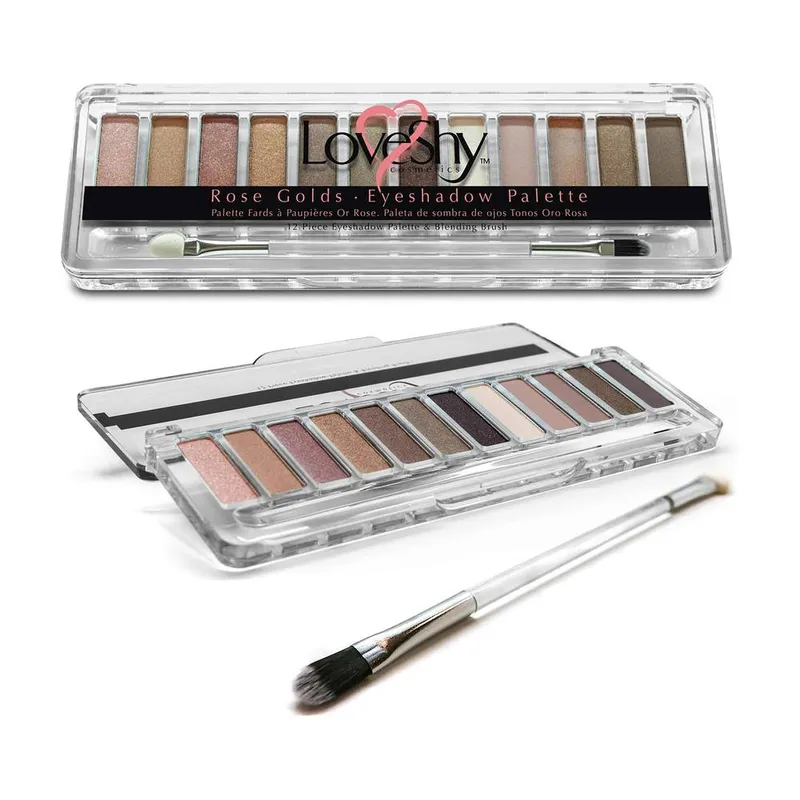 LoveShy Women's Rose Gold Eyeshadow Palette Rose Gold