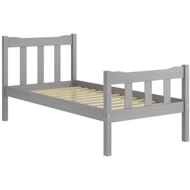Lpd Throop Bed Frame Grey Single (3')