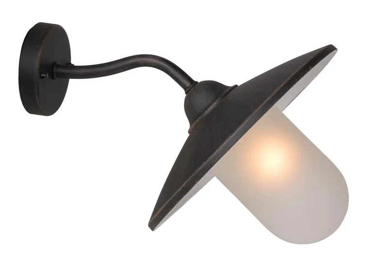 Lucide Lighting Aruba Cottage Wall Light Outdoor - 1xE27 - IP44 - Rust Brown - Special Offer