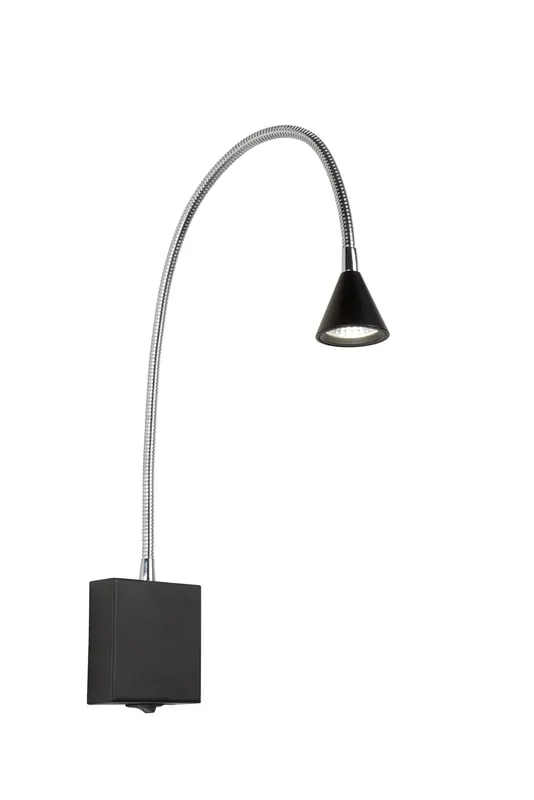 Lucide Lighting Buddy Modern Bedside Lamp - LED - 1x4W 4000K - Black