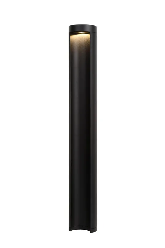 Lucide Lighting Combo Modern Tall Bollard Light Outdoor - Ø 9cm - LED - 1x9W 3000K - IP54 - Black