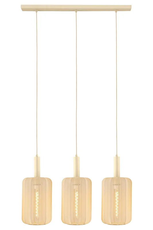 Netlighting Lucide Corina Pendant light 3xE27 Cream Cream