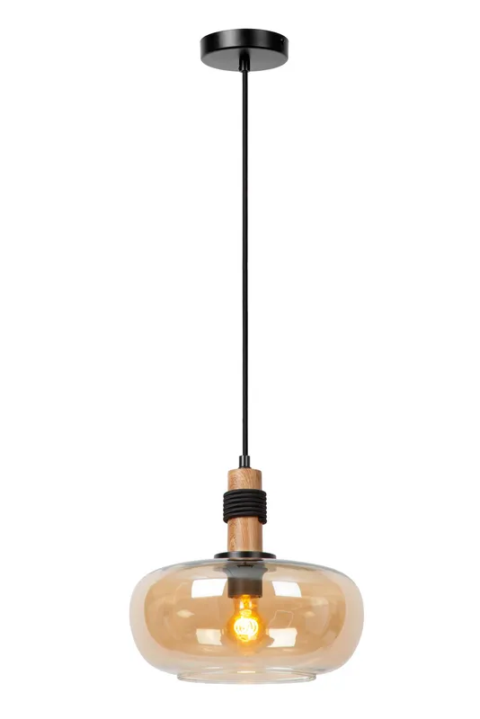 Netlighting Lucide Ilona Pendant light 30 cm 1xE27 Amber Amber