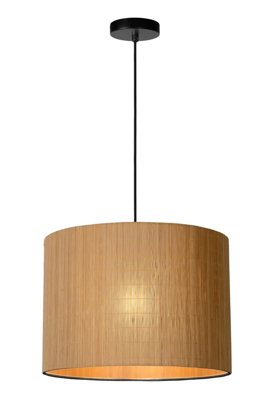 Lucide Lighting Magius Scandinavian Pendant Light - Ø 42cm - 1xE27 - Light Wood