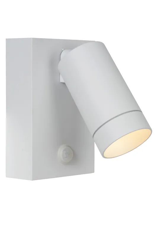 Lucide 'Taylor' Dimmable Rotatable Stylish Outdoor Wall Spotlight 1xGU10 in White White