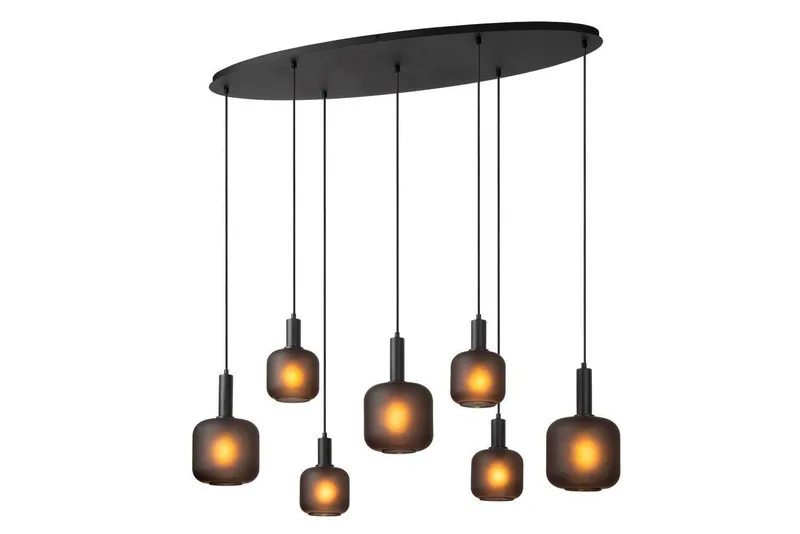 Lucide Lighting Lucide Eloise - Pendant light - 7xE27 - Black