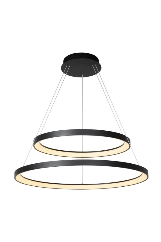 Lucide 'Vidal' Dimmable Adjustable Stylish Indoor Modern LED Pendant Light in Black Black