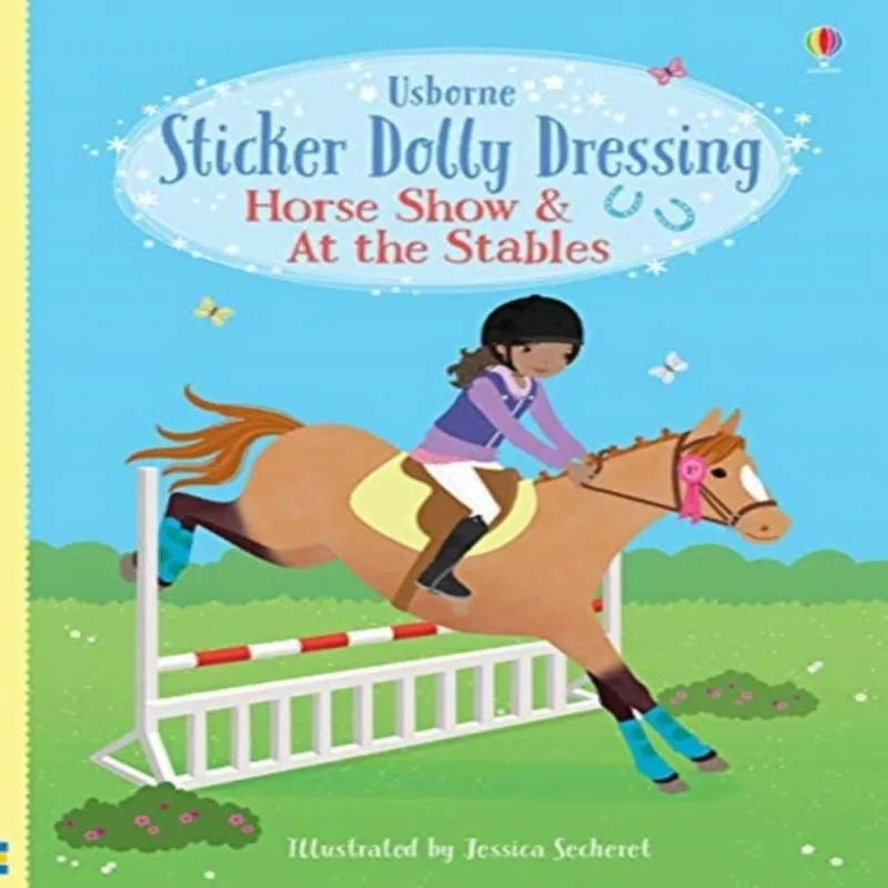 Usborne Publishing Ltd Sticker Dolly Dressing Horse Show & At The Stables