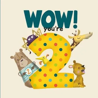 Lucy Tapper Wow! You're Two birthday book
