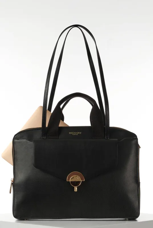 Luella Grey Women's 'Olive' Laptop Bag in Black Black