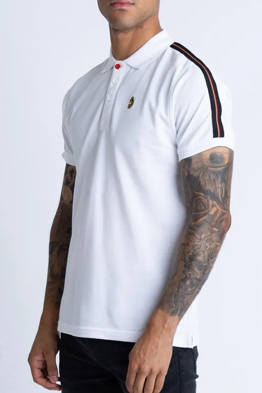Luke 1977 Men's New Willtape Polo in White Size: XL White XL
