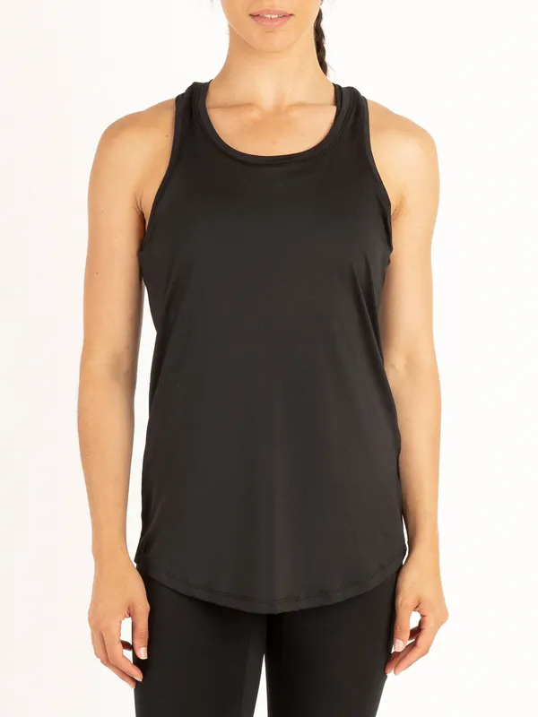 Luke 1977 Womens Row Gym Vest In Black - Size X-Small