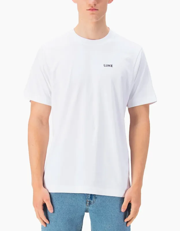 Men's Luke 1977 Kalihi Relax T-shirt White - Size: 36