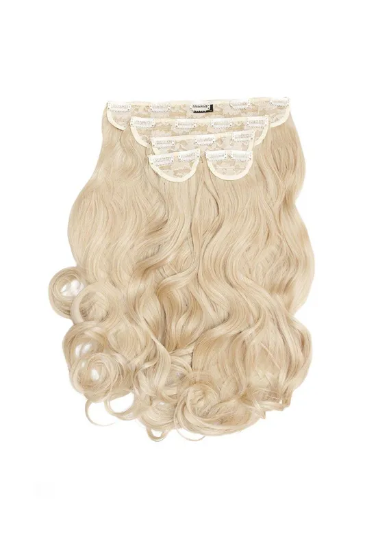 Debenhams Super Thick 22" 5 Piece Curly Clip In Extensions in Light Blonde - Light Blonde