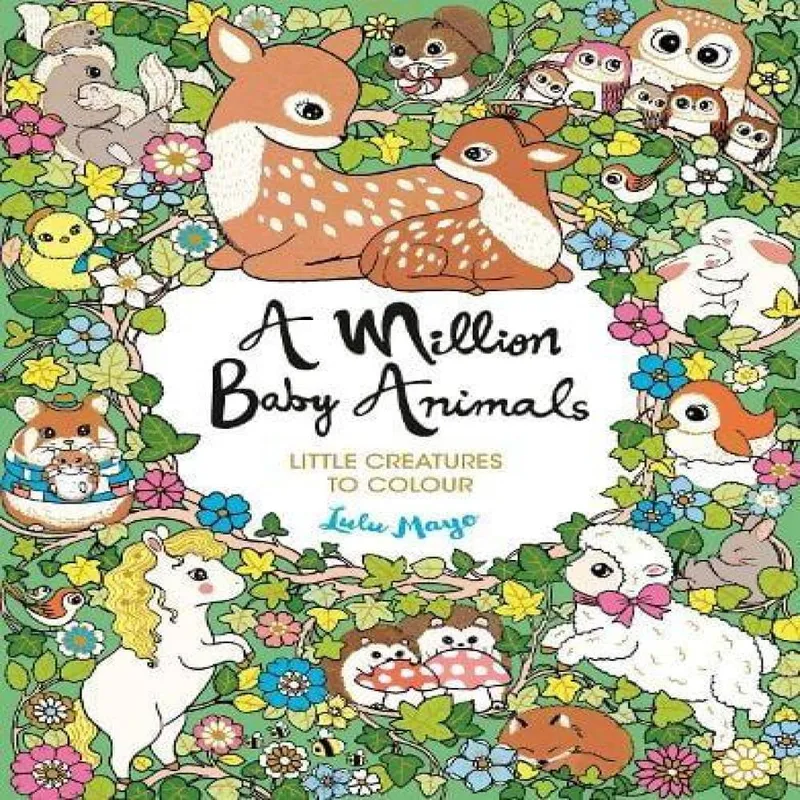 Lulu Mayo Million Baby Animals Paperback Book Multicolor