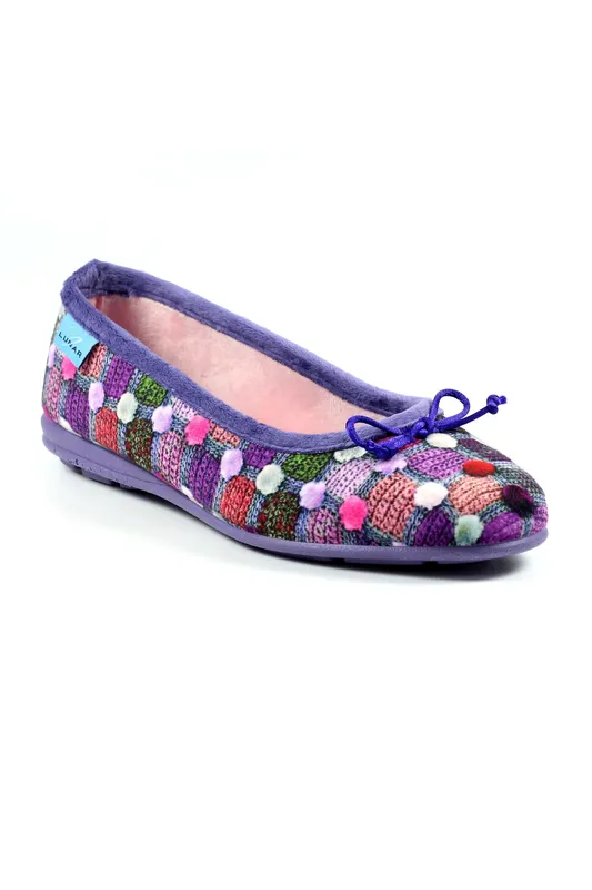 Lunar Women's Magic Womens Slippers - Purple - Size: 7
