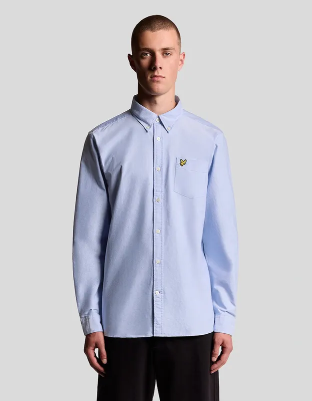 Shirt Lyle & Scott Plain Bleu L