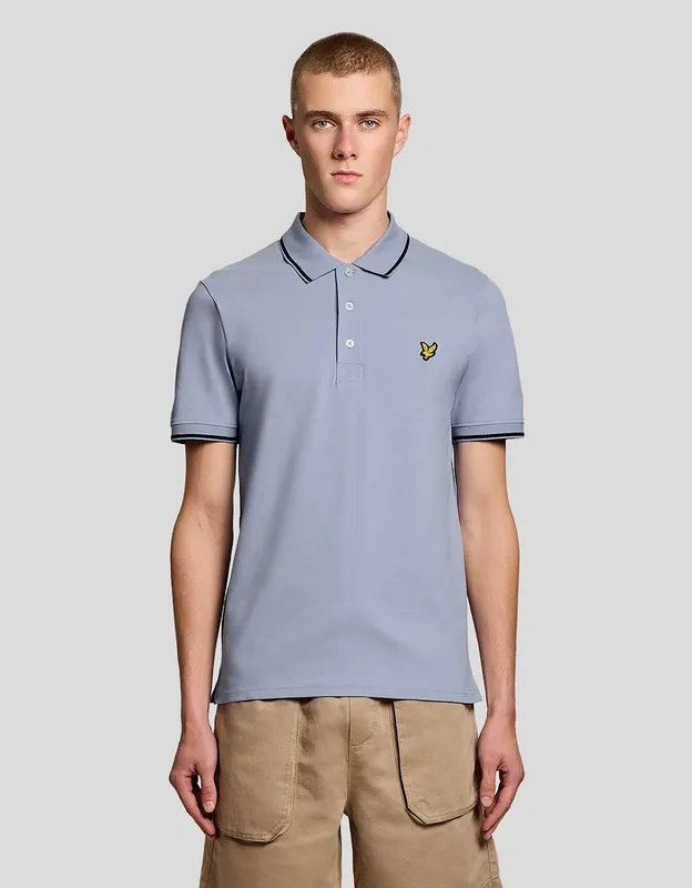 Polo Lyle & Scott Bleu L