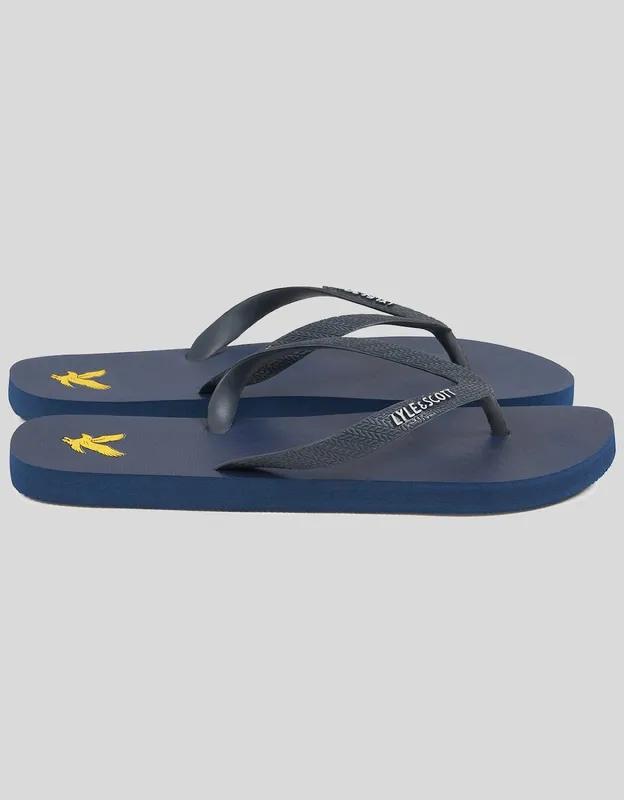 Lyle & Scott Men's Flip Flop in Dark Navy