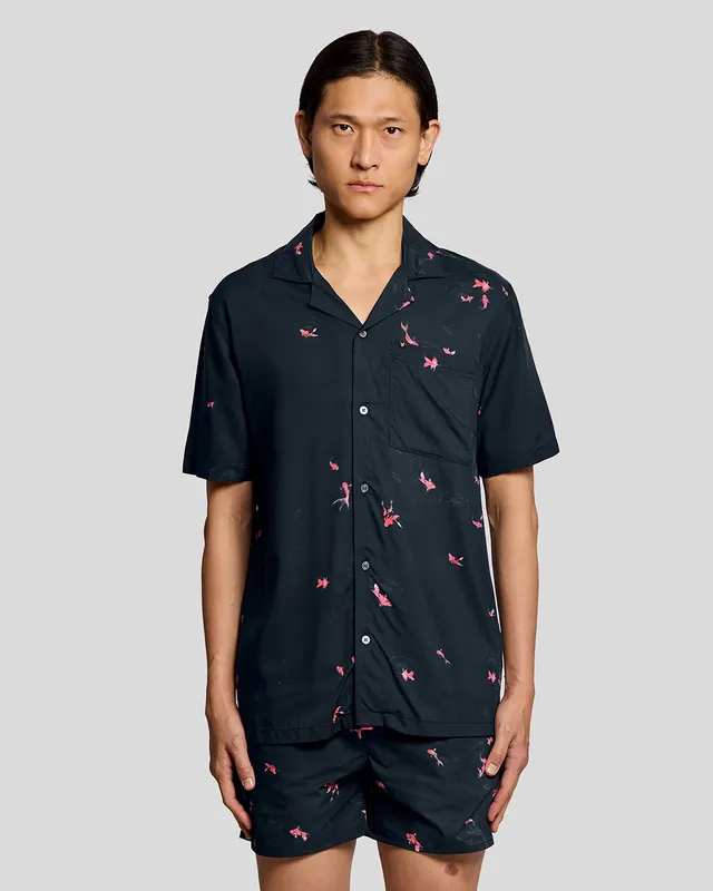 Shirt Lyle & Scott Goldfish Bleu XL
