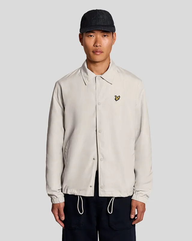 Lyle & Scott Men's Lightweight Coach Jacket in Grey