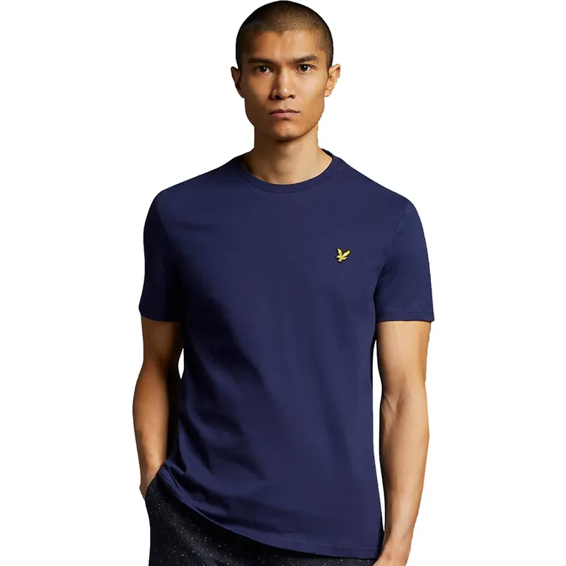 Lyle & Scott Organic Cotton Plain T-Shirt - Navy