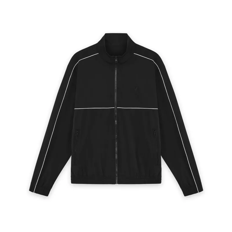 Lyle & Scott Men's Lightweight Track Jacket in Black