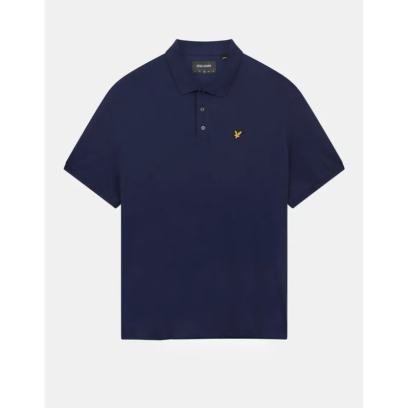 Plain polo shirt Lyle & Scott Bleu 2XL