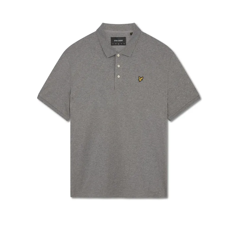 Polo Lyle & Scott Plain Gris M
