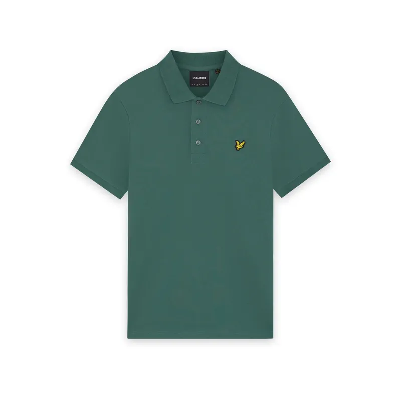 Polo Lyle & Scott Plain Vert L