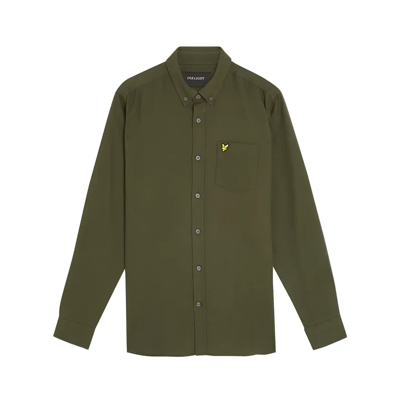 Shirt Lyle & Scott Plain Vert XL