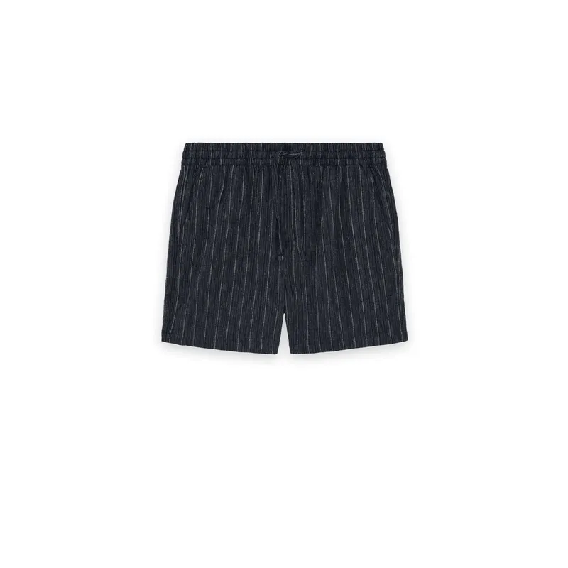 Striped linen shorts Lyle & Scott Bleu M