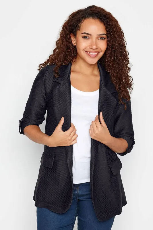 M&Co Women's Blazer in Black Size: 10 Black 10