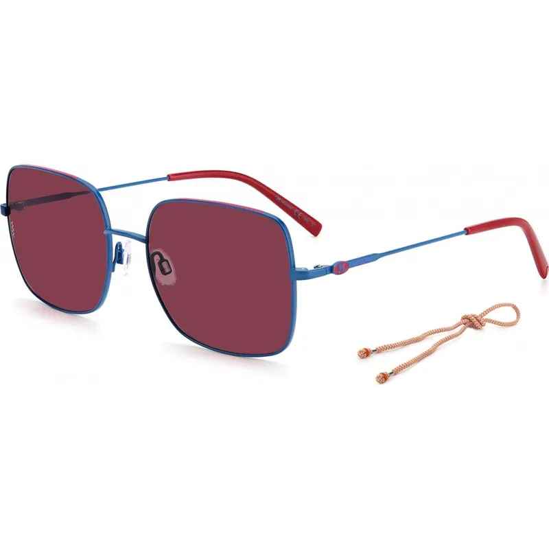 M Missoni Women's Mmi-0081-S-Clh Square/Rectangle Sunglasses in Red - Red