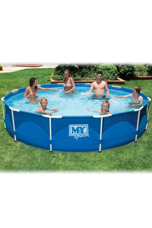 M.Y 12ft Metal Frame Above Ground Swimming Pool