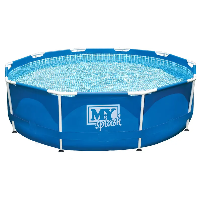 M.Y 10ft Metal Frame Above Ground Swimming Pool