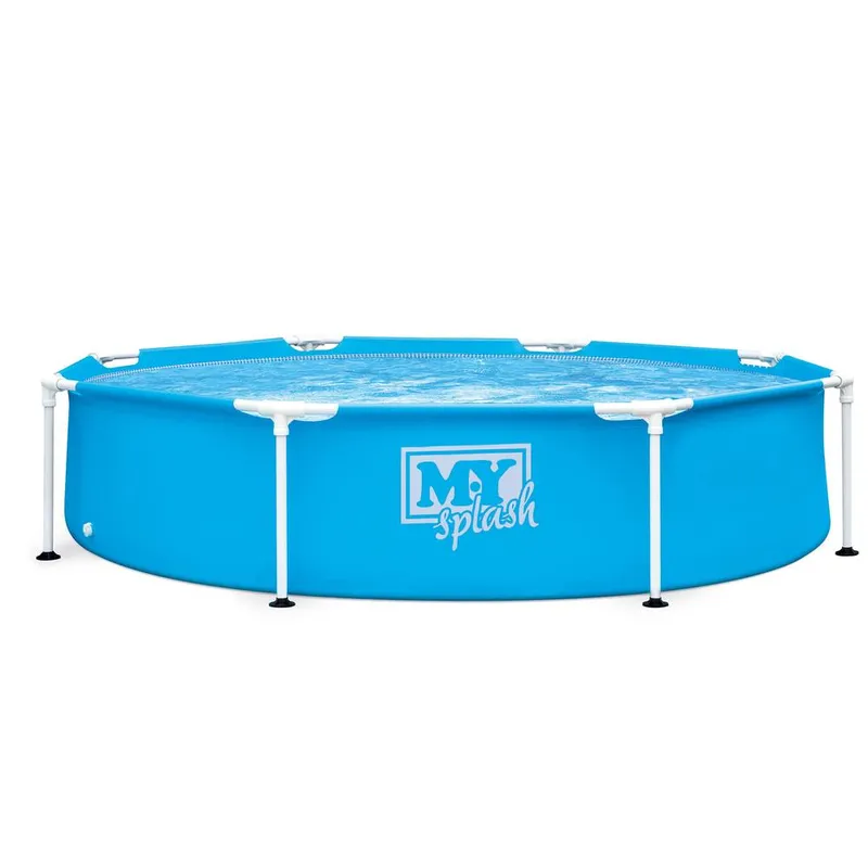 M.Y 8ft Metal Frame Above Ground Swimming Pool